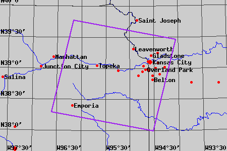 Landsat TM location map