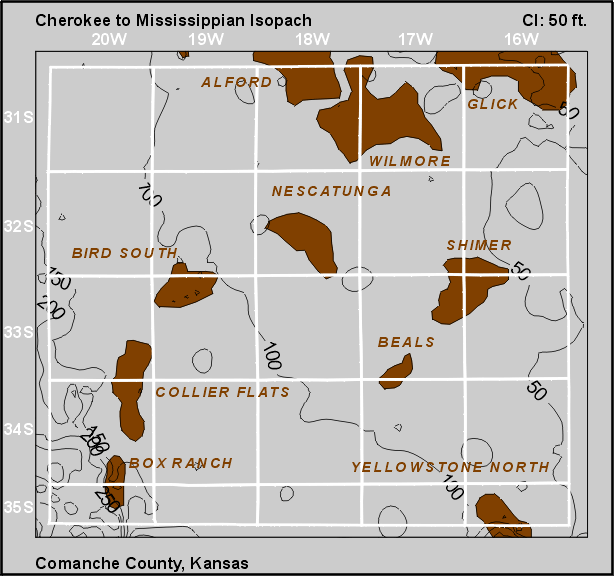 Comanche county--Cherokee-Mississippian Ispoach