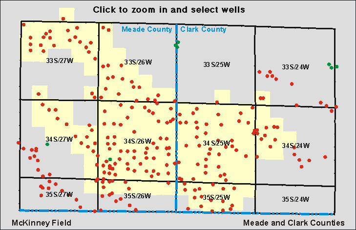clickable maps of wells in McKinney