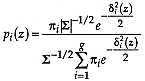 probability equation with substitution