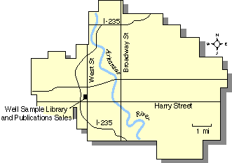 map showing location of Wichita office