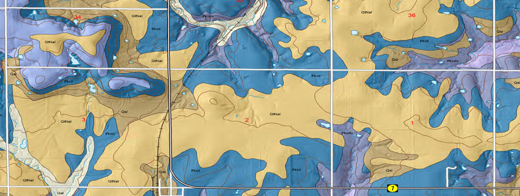 Part of the Osawatomie Quadrangle map.