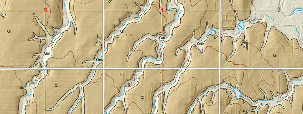 Part of the Chase Quadrangle map.
