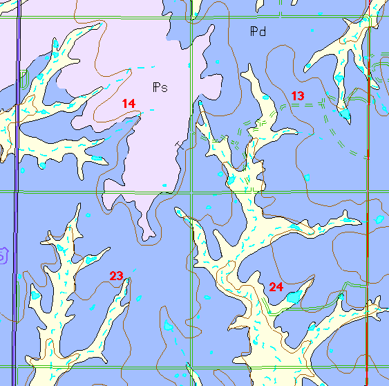small geologic map