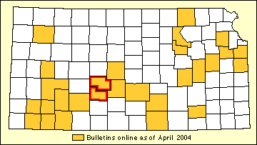 Index map of Kansas showing Meade and other bulletins online
