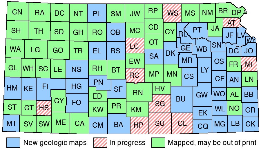 Kgs Geology Resources Geologic Map Index