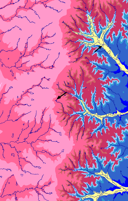 color geologic map of Rosalia NE quadrangle
