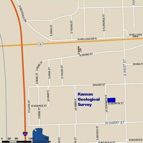 Wichita Map showing location of KGSR offices
