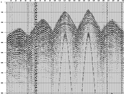 original seismic data from baseline survey