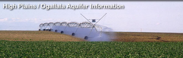 High Plains/Ogallala Aquifer Information