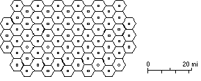 Hexagonal pattern is the most efficient way to collect data
