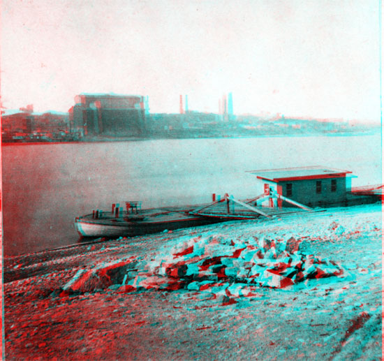 1867 Photo of ferry in St. Louis, Missouri