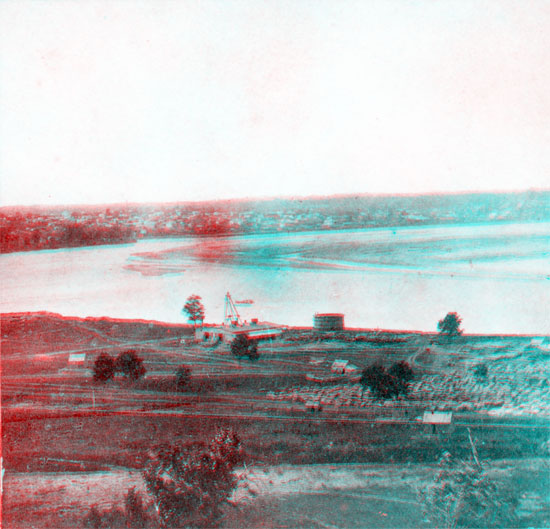 1867 Photo of Great Bend of the Missouri River