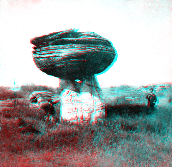 1867 Photo of Mushroom Rocks