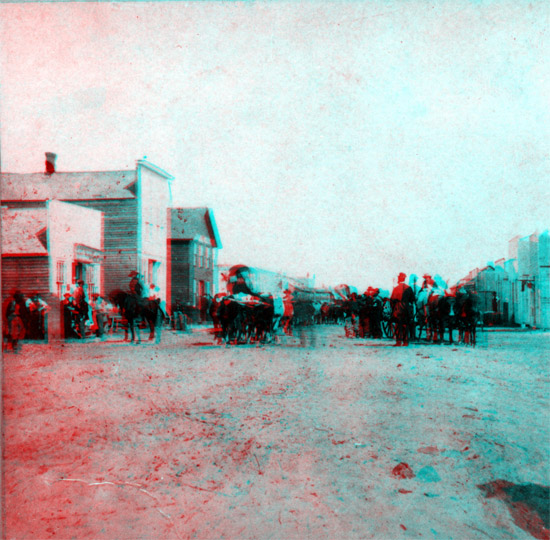 1867 Photo of Walnut St., Ellsworth, Kansas
