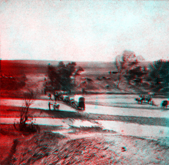 1867 Photo of Smokey Hill River Crossing