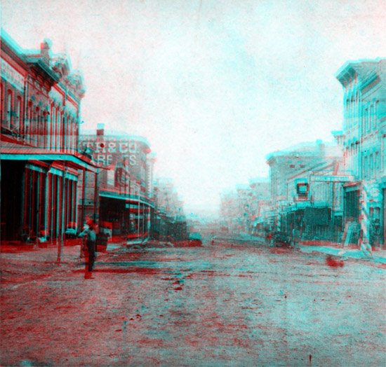 1867 Photo of Delaware Ave., Leavenworth