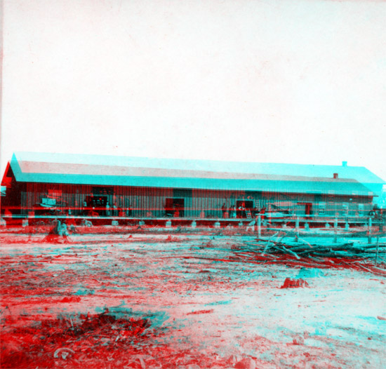 1867 Photo of depot in Topeka, Kansas
