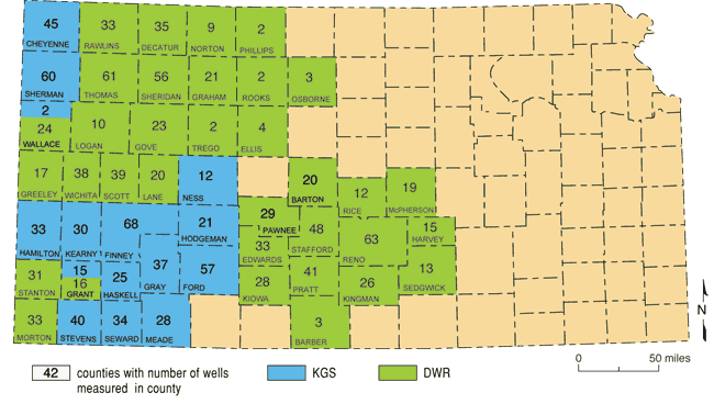 In 2004, KGS did most of far SW Kansas (not Morton or Stanton) and Cheyene and Sherman counties.