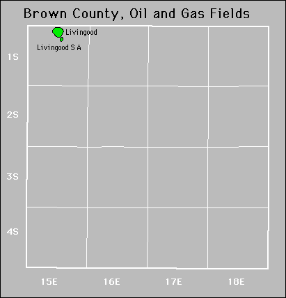 Brown County oil and gas map