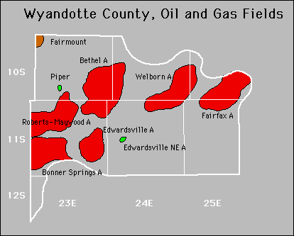 Wyandotte County oil and gas map