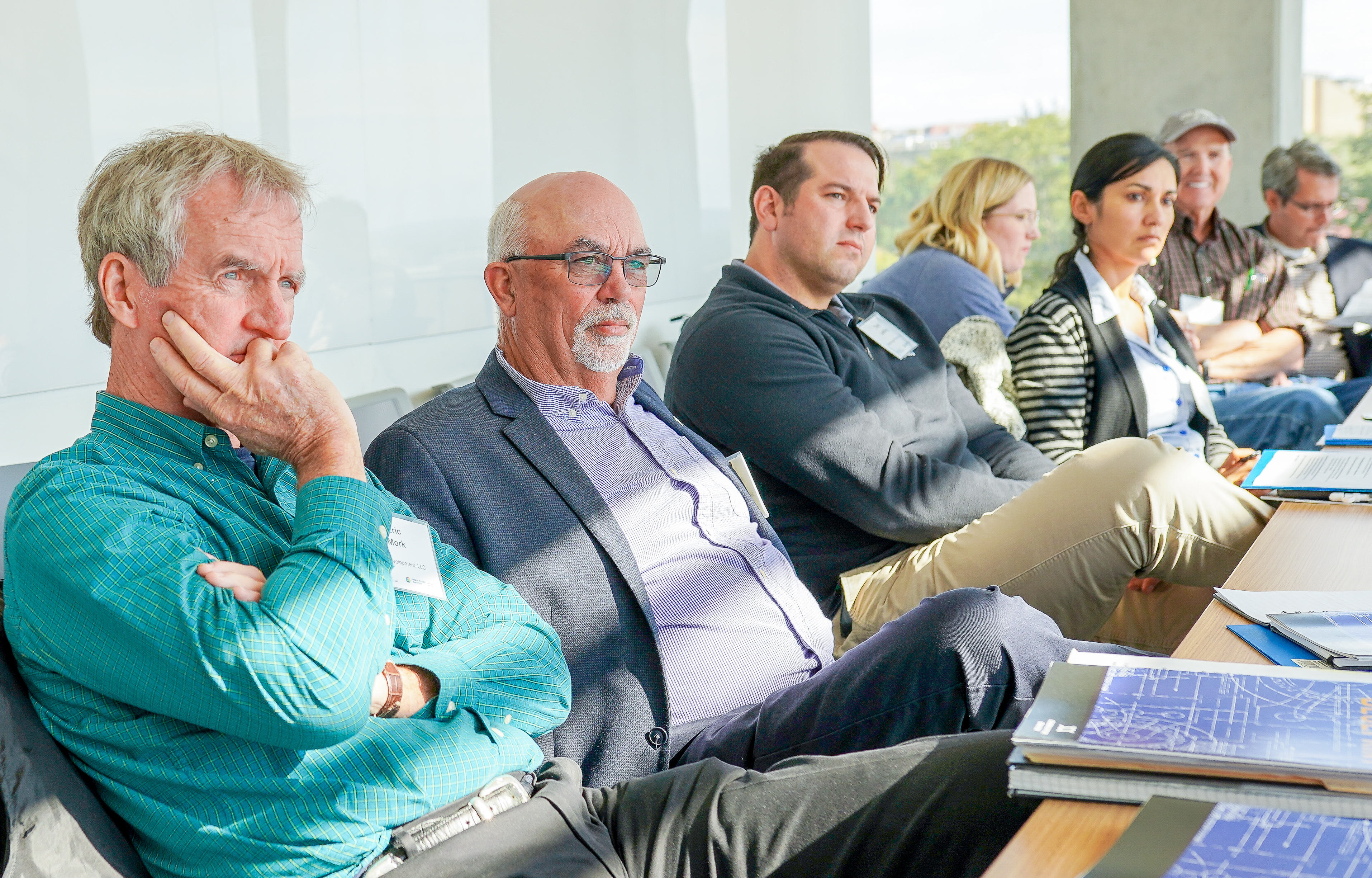 Attendees in a breakout session