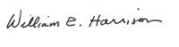 Signiture of Bill Harrison