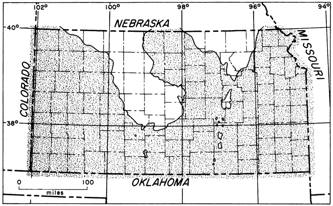 Mississippian present in almost all of Kansas except Centrall Kansas Uplift and upper part of Nemaha zone.