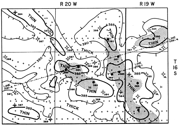 Isochron map, Stone Corral Anhydrite-Marmaton.