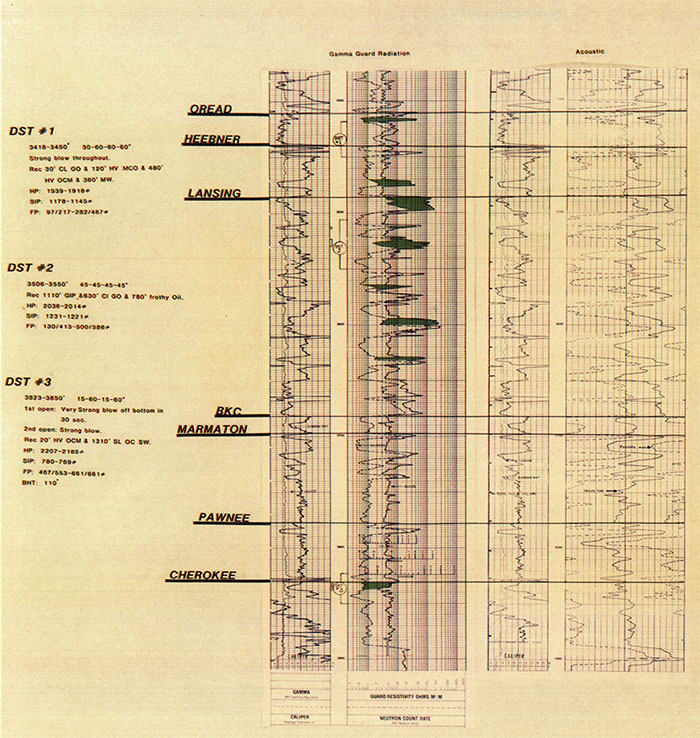 Synthetic seismogram of Lippelmann #1.