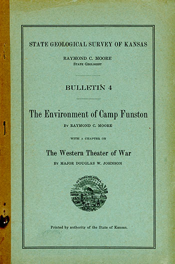 Cover of the book; black text on blue paper.