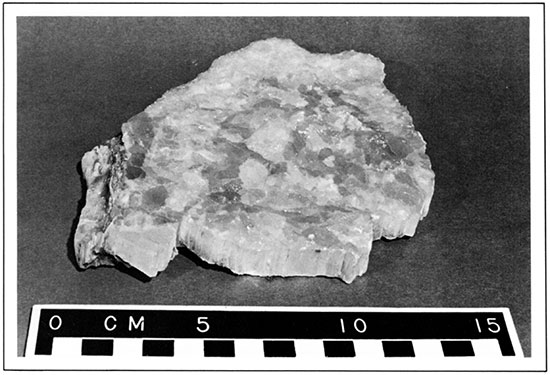 Satin Spar from Barber County.
