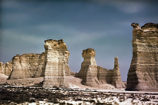 Monument Rocks, western Gove County.