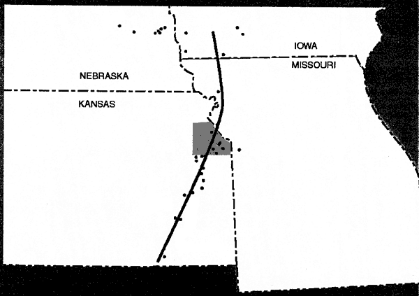 Belt runs from SE Kansas through Kansas City metro area into SW Iowa