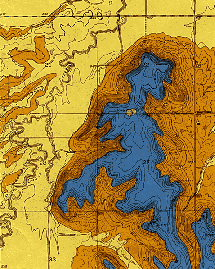small part of a geologic map