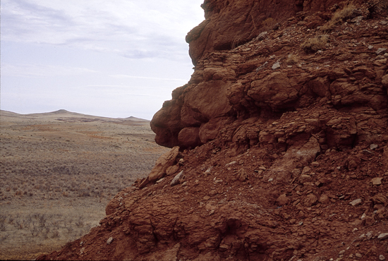 Color photo of Red Hills of Barber County.