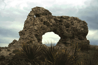 Color photo of Elephant Rock in Decatur County.