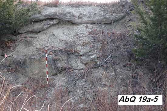 photo of Cottonwood limestone and Florena shale