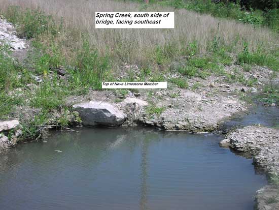 Spring Creek, top of Neva LS