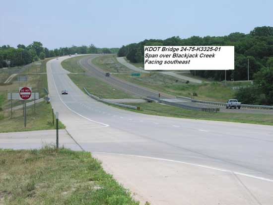 four lane divided highway