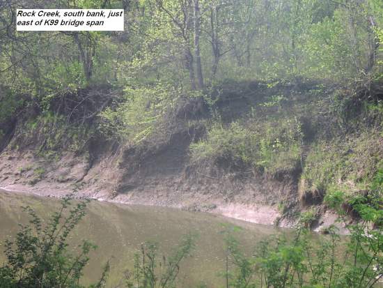 Rock Creek bank from bridge