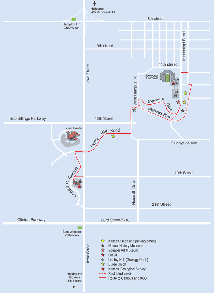 map of KU