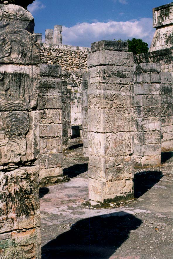 ancient temple columns