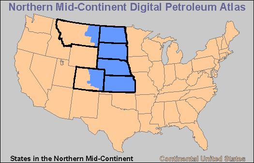 Northern Midcontinent State Map