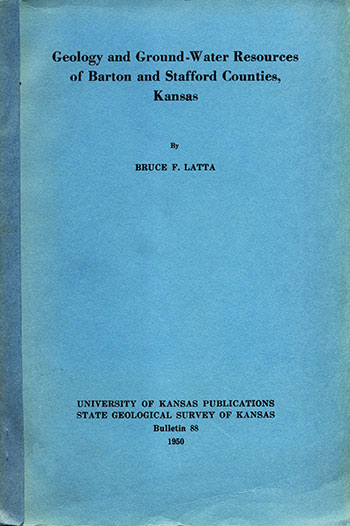 Cover of the book; blue paper with black text.