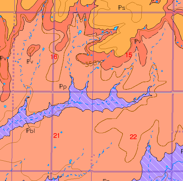 zoomed in area of Anderson County