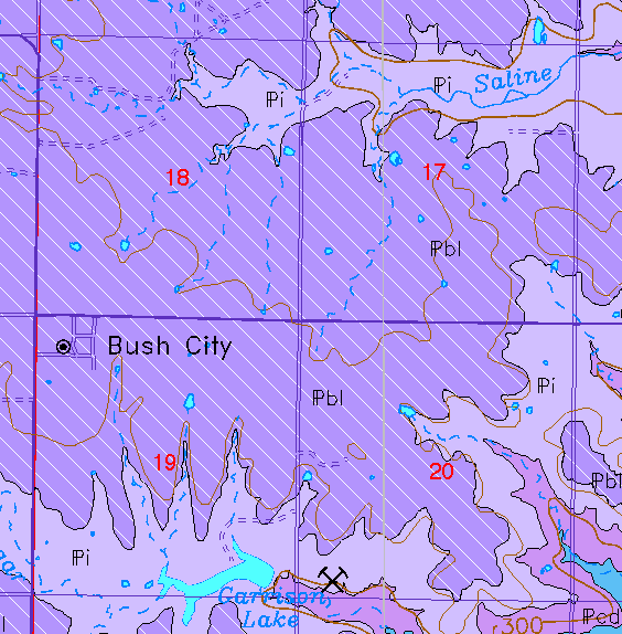 zoomed in area of Anderson County