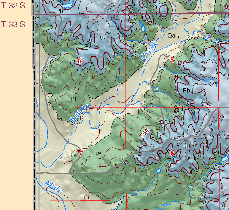 small geologic map