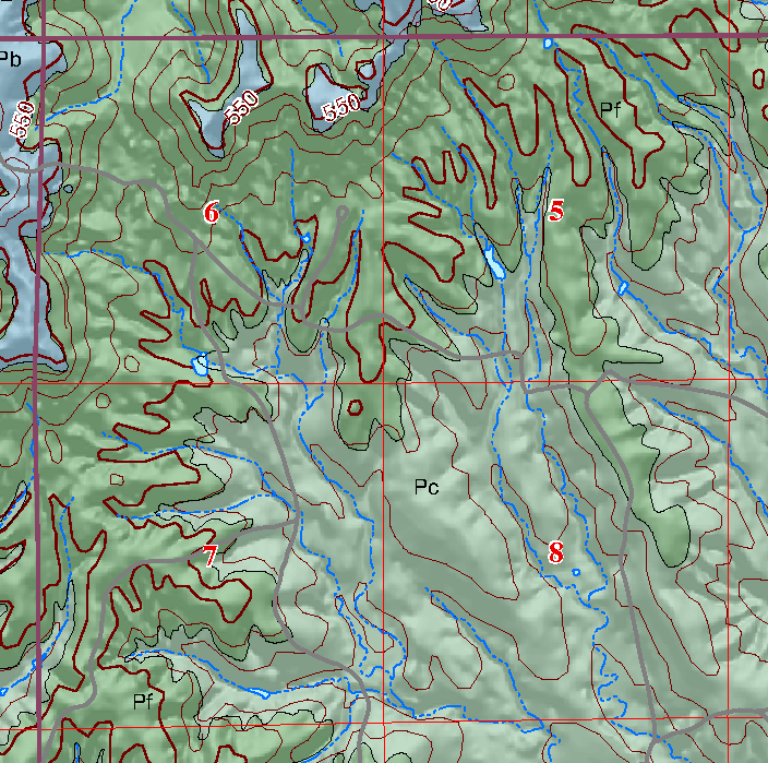 small geologic map