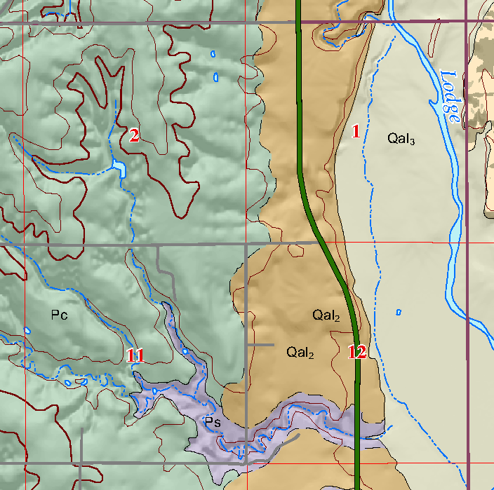 small geologic map